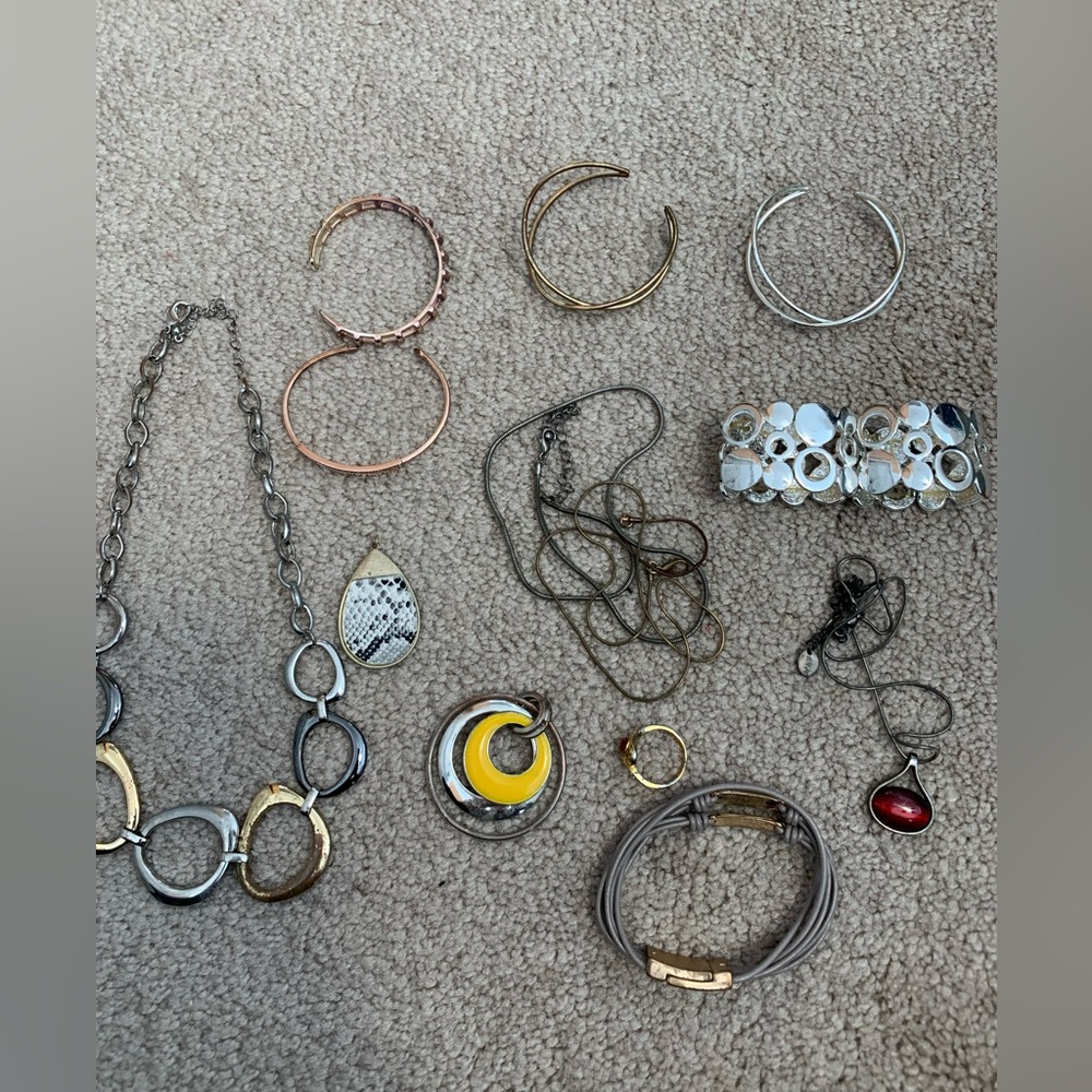 13 Piece Mixed Metal Jewelry Set- Flawed